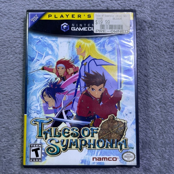 Nintendo Other - Nintendo GameCube Tales of Symphonia Zeldic GC Video Game Disc 1 and 2